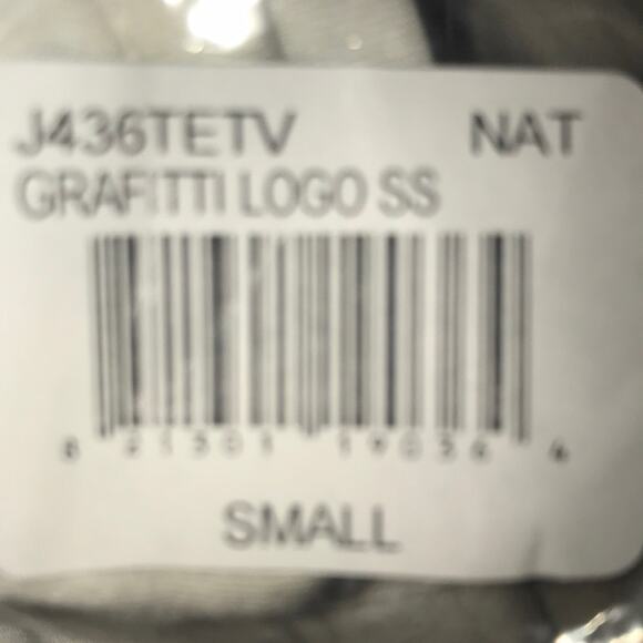 Element Graffiti Logo Tee White Yellow Small - Picture 6 of 6